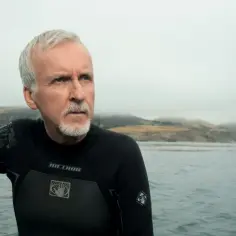 James Cameron w piance, gotów na kolejne podwodne przygody, jak w swoich filmach.