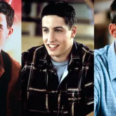 Trzech młodych mężczyzn z obsady "American Pie": Chris Klein, Jason Biggs i Seann William Scott.