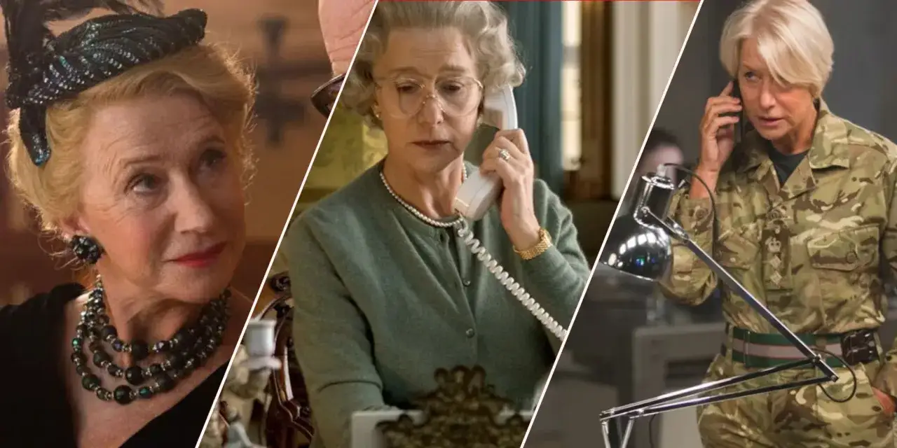 Helen Mirren w rolach królowej Elżbiety i wojskowej. Jej filmy, seriale i programy to niezapomniane kreacje.