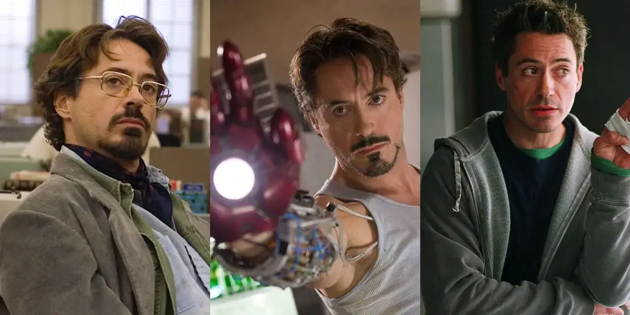 Robert Downey Jr. w filmach, od naukowca w okularach po Iron Mana.