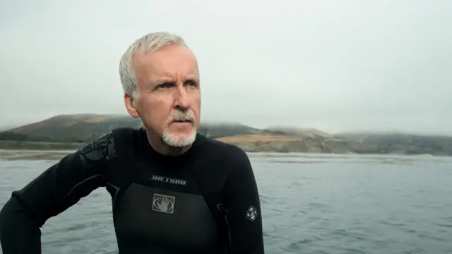 James Cameron w piance, gotów na kolejne podwodne przygody, jak w swoich filmach.